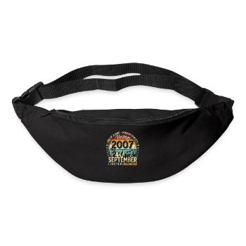 18th Birthday Vintage September 2007 - Bum bag - black - Front