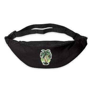 Palmier - Sac banane - noir - Devant