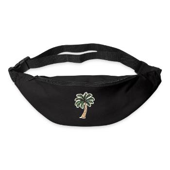Palmier - Sac banane - noir - Devant