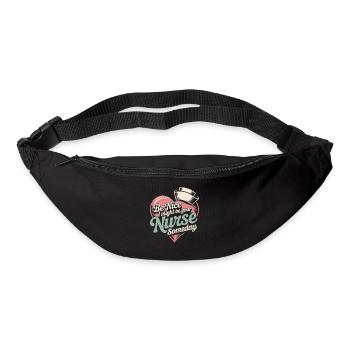 Nurse Heart Nurse Nurse - Bum bag - black - Front