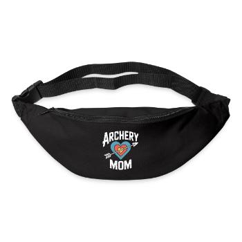 Bogenschießen Spruch Mutter Bogenschießen Geschenk - Gürteltasche - Schwarz - Vorne