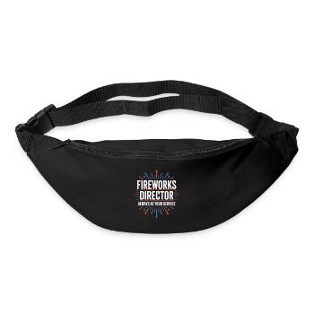  Fireworks Director Always At Your Service 4th Of - Gürteltasche - Schwarz - Vorne