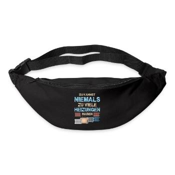 Heating Engineer Heating Construction Plumber Plumber - Bum bag - black - Front