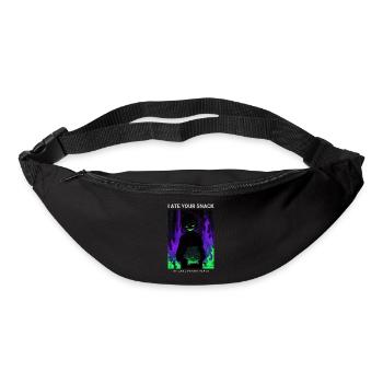 Vaporwave Phonk Anime Horror Snack Creepy Grin - Gürteltasche - Schwarz - Vorne