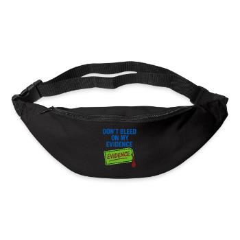 Chimiste médico-légal, Laboratoire criminel, Toxicologie - Sac banane - noir - Devant