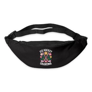 Eishockey Spruch Oma Eishockey Geschenk - Bum bag - black - Front