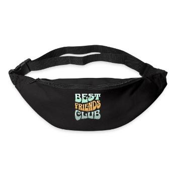 Bester Freundschaftsclub Design - Gürteltasche - Schwarz - Vorne