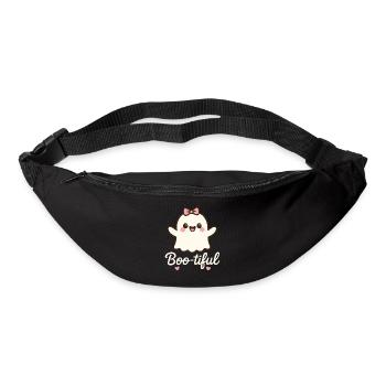 Cute Boo-Tiful Ghost Halloween Party Fun - Bum bag - black - Front
