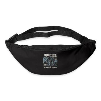 Reflets Du Mal Miroir Affiche De Film Halloween - Sac banane - noir - Devant
