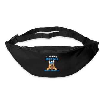 Juste un garçon aime le berger allemand - Sac banane - noir - Devant