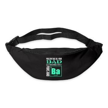 Chimie Chimiste Professeur de chimie Dire science - Sac banane - noir - Devant