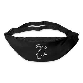 Krähe erschrecken - Gürteltasche - Schwarz - Vorne