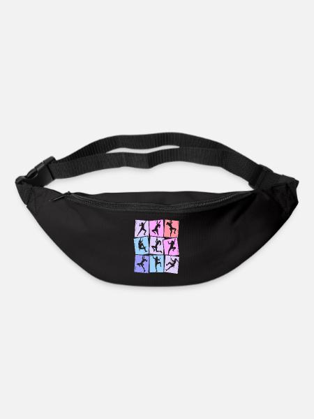 Climbing Mountains Climbers Bouldering Women Girls - Bum bag - black