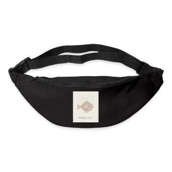 Mon cher Scholli fish design - Sac banane - noir - Devant