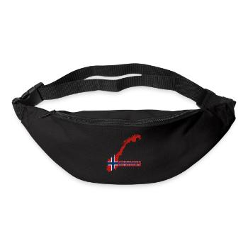 Norway Vacation Nature Gift - Bum bag - black - Front