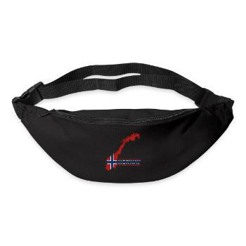 Norway Vacation Nature Gift - Bum bag - black - Front