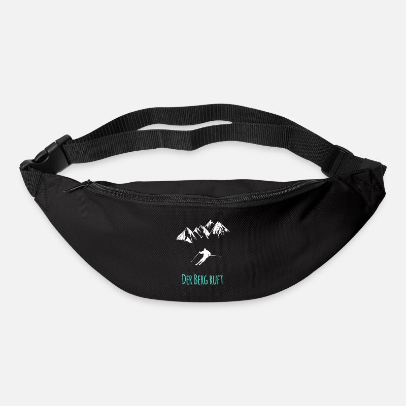 Skifahren - Der Berg ruft - Gürteltasche - Schwarz