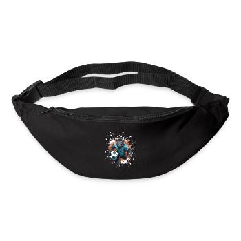 Gorilla Fussball Team - Gürteltasche - Schwarz - Vorne
