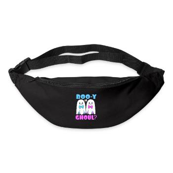 Gender Reveal Halloween Mom-to-be - Bum bag - black - Front