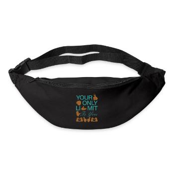Acceptance instead of prejudice - Bum bag - black - Front