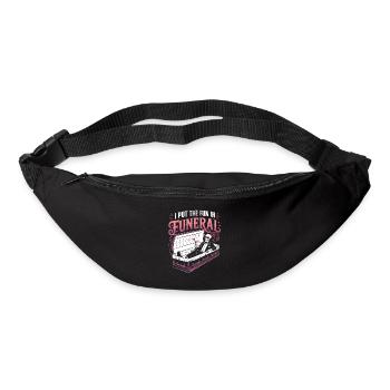 Funeral Fun: Spaß bei der Beerdigung - Halloween - Gürteltasche - Schwarz - Vorne