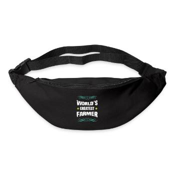 World's Best Farmer – Shirt - Bum bag - black - Front