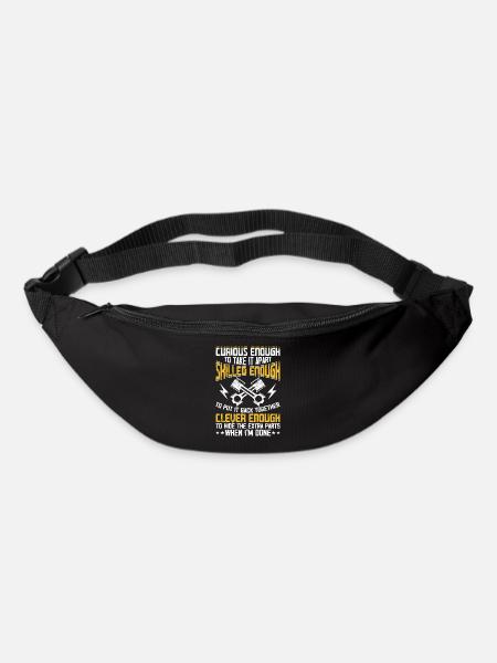 KFZ Mechaniker Mechatroniker Schrauber Geschenk - Gürteltasche - Schwarz