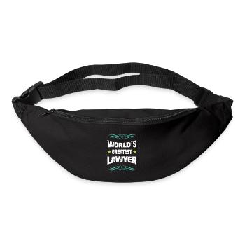 World's Greatest Lawyer Design - Bum bag - black - Front