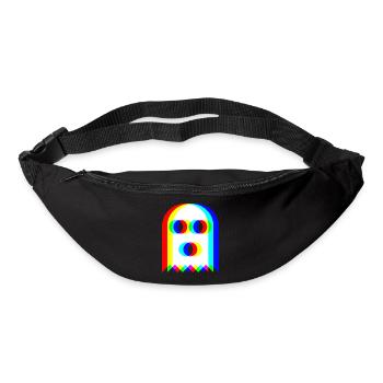 👻 Fantôme RVB - Sac banane - noir - Devant