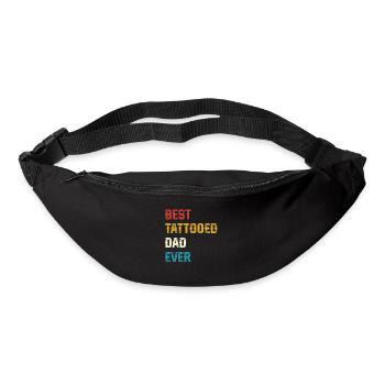 Best Tattooed Dad Ever - Bum bag - black - Front