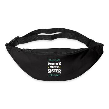 World's biggest sister - Bum bag - black - Front
