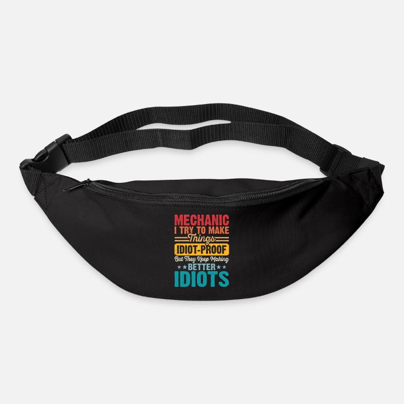 Mechaniker Mechatroniker Handwerker Geschenk - Gürteltasche - Schwarz