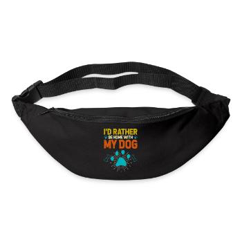 Chiens Chien Amoureux Chien Propriétaire Cadeau - Sac banane - noir - Devant