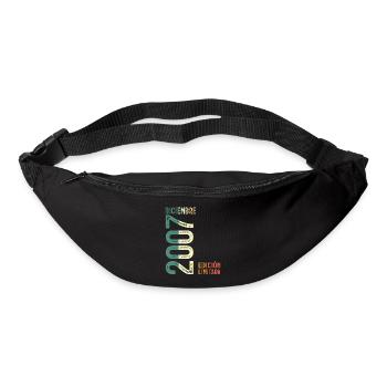 December 2007 Retro Vintage Birthday Gift - Bum bag - black - Front