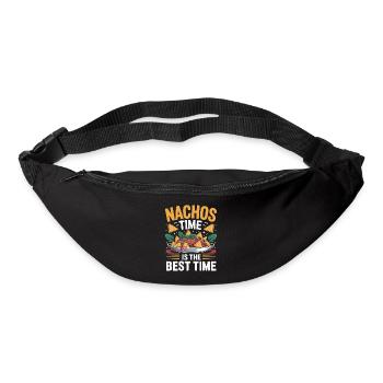 Nachos Mexikanisch Essen Tortilla Taco - Gürteltasche - Schwarz - Vorne