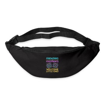 Gender Reveal Neues Jahr - Gürteltasche - Schwarz - Vorne