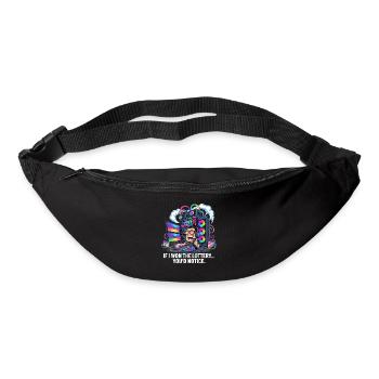 Funny If I Won The Lottery You'd Notice Yacht boat - Bum bag - black - Front