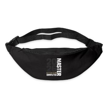 Master Abschluss 2026 - Gürteltasche - Schwarz - Vorne