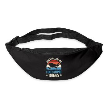 Taucher Tauchen - Gürteltasche - Schwarz - Vorne