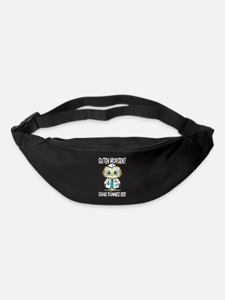 Pflegerin Geschenke Pflege Lustig Krankenpflegerin - Gürteltasche - Schwarz