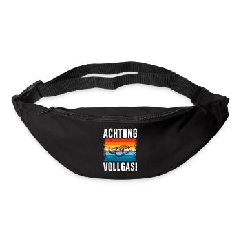 Sleds ATTENTION FULL THROTTLE! FUNNY - Bum bag - black - Front