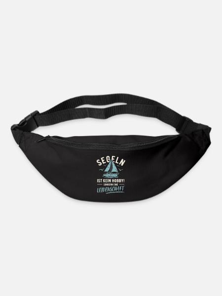 Segeln | Kein Hobby sondern Leidenschaft - Gürteltasche - Schwarz
