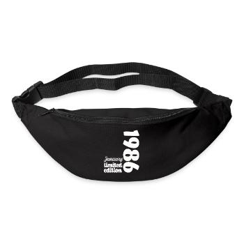 Geburtstag Januar 1986 Limited Edition Geschenk - Gürteltasche - Schwarz - Vorne