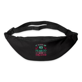 It took 63 years to look so good - Bum bag - black - Front