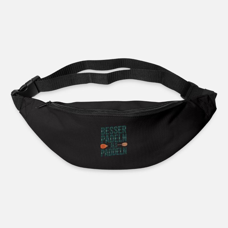 Besser Paddeln Als Paddeln - Gürteltasche - Schwarz