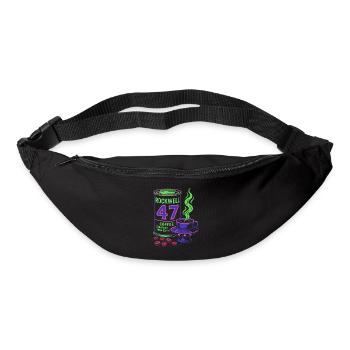 Rockwell 47 Neon Coffee Art - Bum bag - black - Front