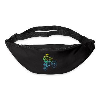 Motocross, Motocross Rider, Dirt Bike, Dirt Biker - Bum bag - black - Front