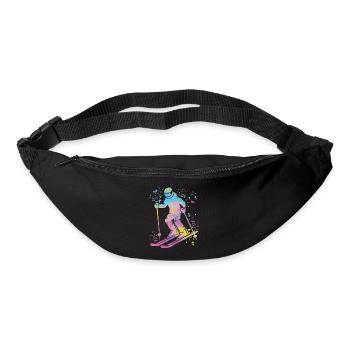 Ski alpin Sports d’hiver Ski nordique - Sac banane - noir - Devant