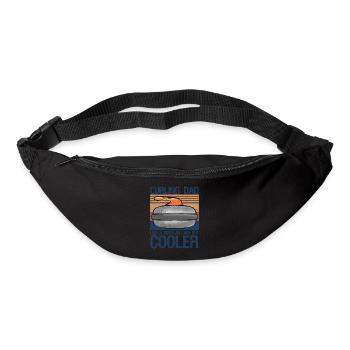 Curling Dad Like A Regular Dad But Cooler Retro - Bum bag - black - Front