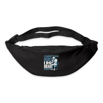 Toilettenverstopfungsmeister Lustiges - Gürteltasche - Schwarz - Vorne